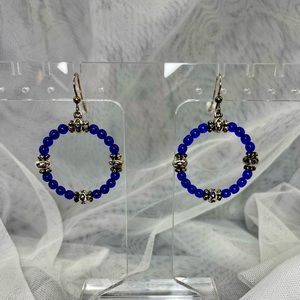Brighton “Blue River” hoop earrings NWT